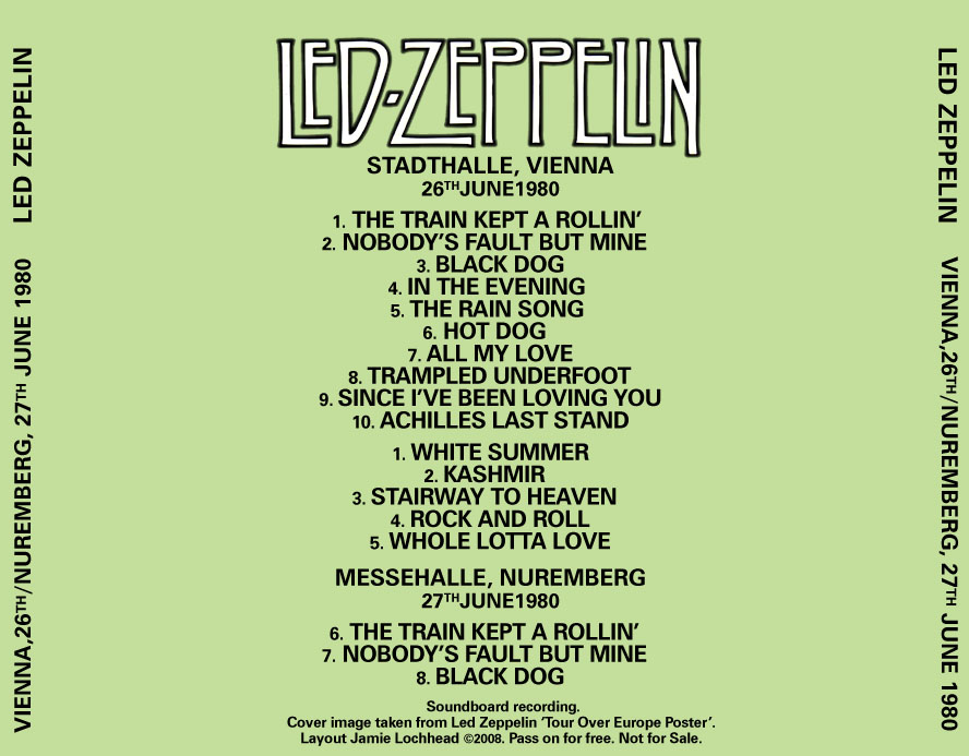 led zeppelin vienna 1980