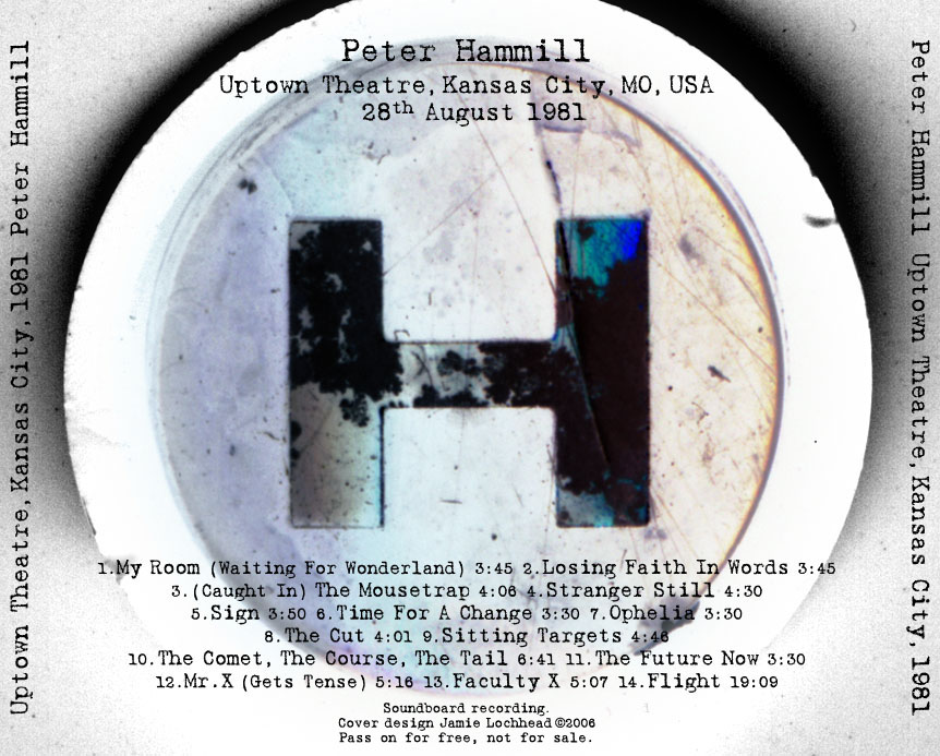 peter hammill kansas 81